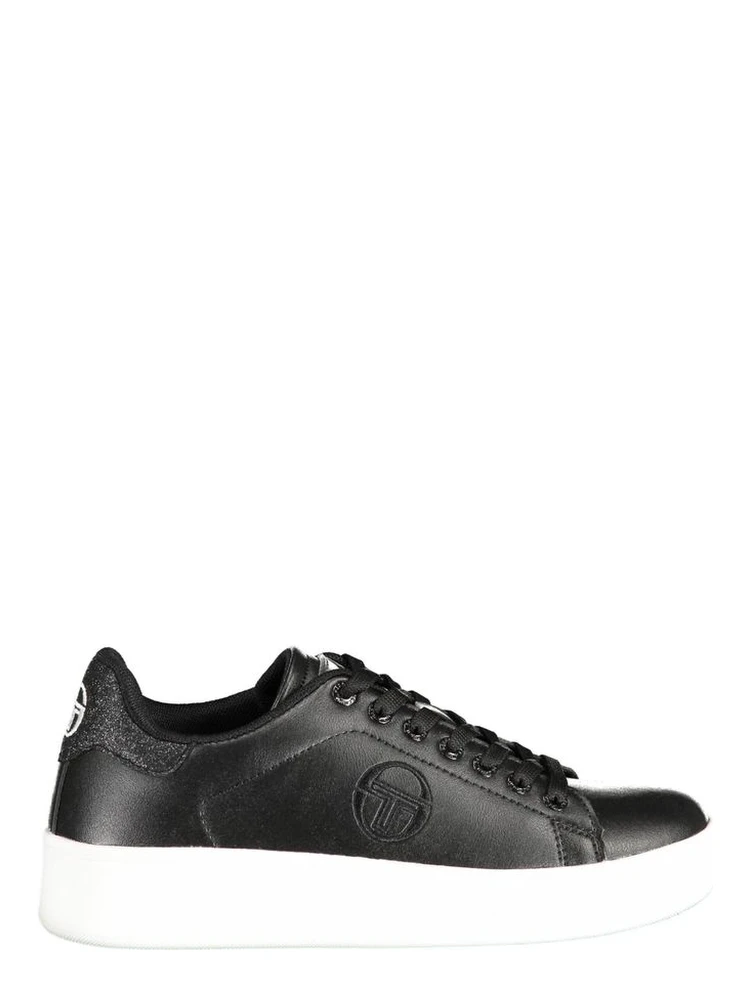 Black Polyester Sneaker