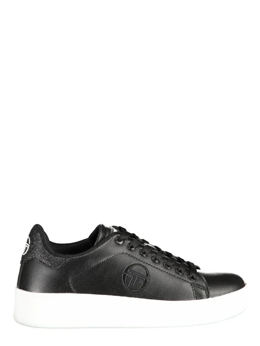 Black Polyester Sneaker