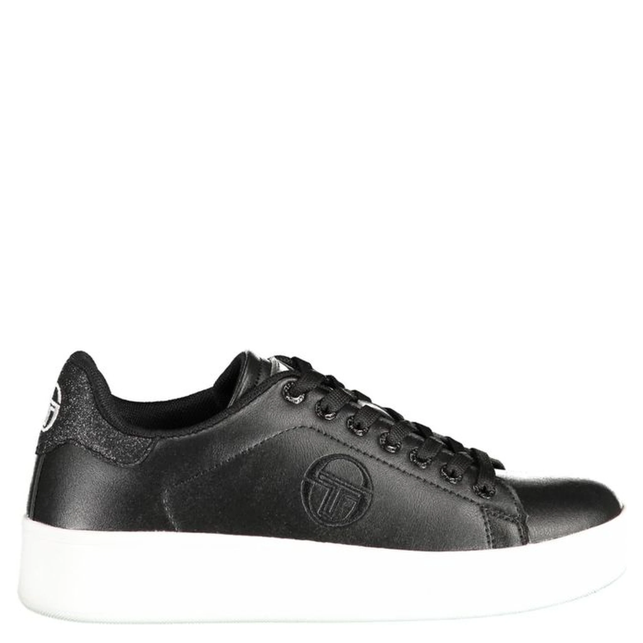 Black Polyester Sneaker