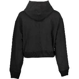 Black Cotton Women Sweater