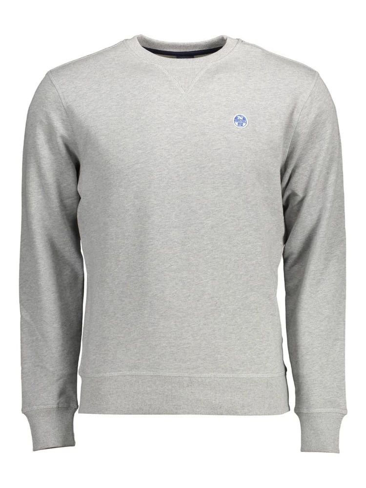 Gray Cotton Men Sweater