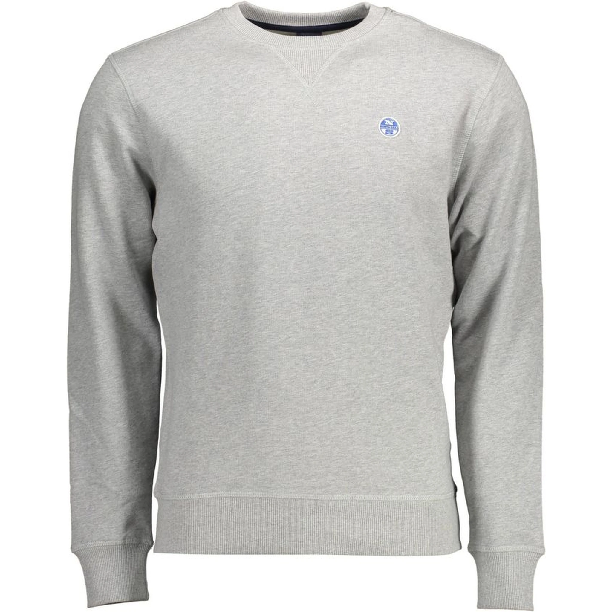 Gray Cotton Men Sweater