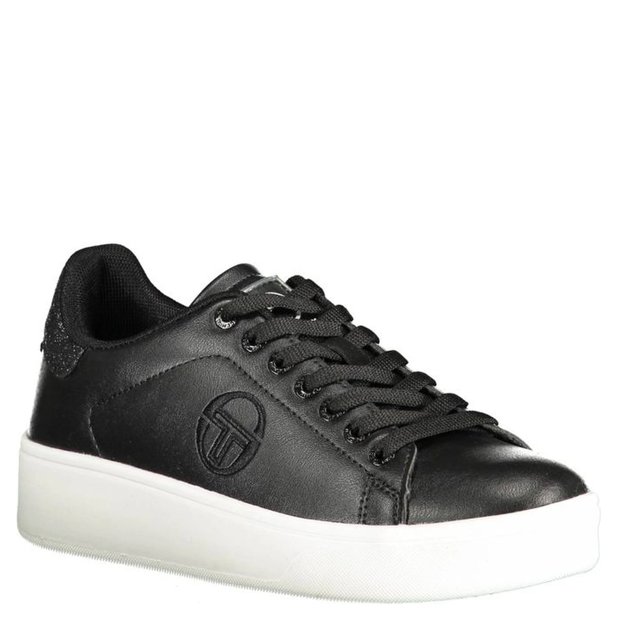 Black Polyester Sneaker