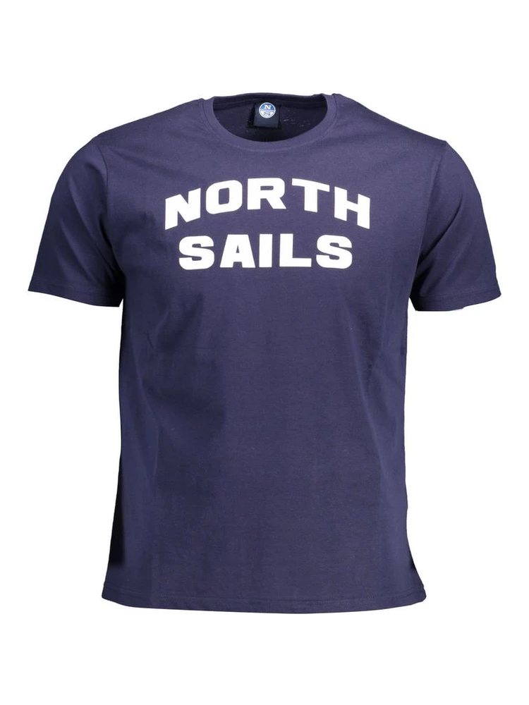 Blu Cotton Men T-Shirt