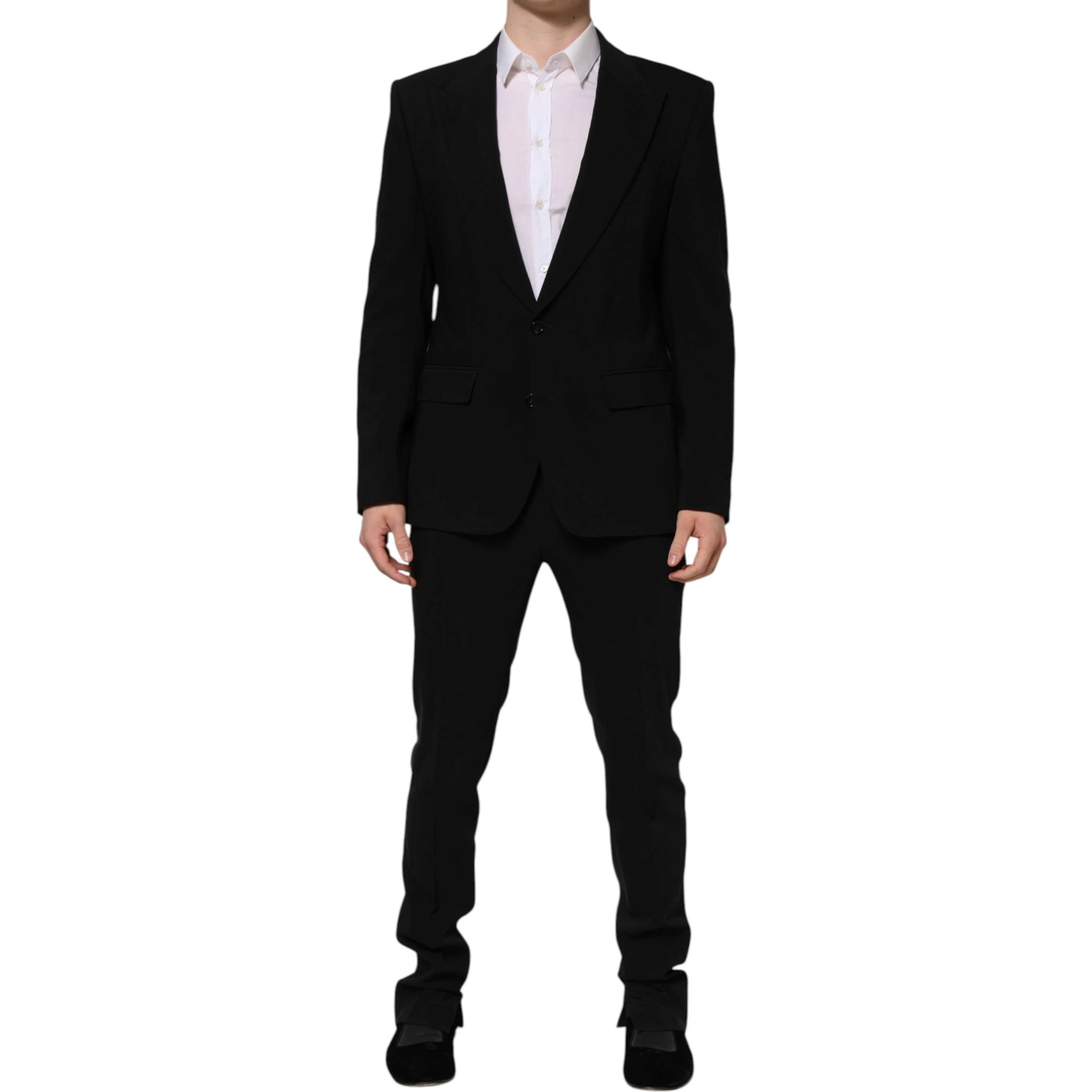Black MARTINI Single Breasted 2 Piece Suit