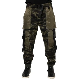 Multicolor Cargo Camouflage Pants