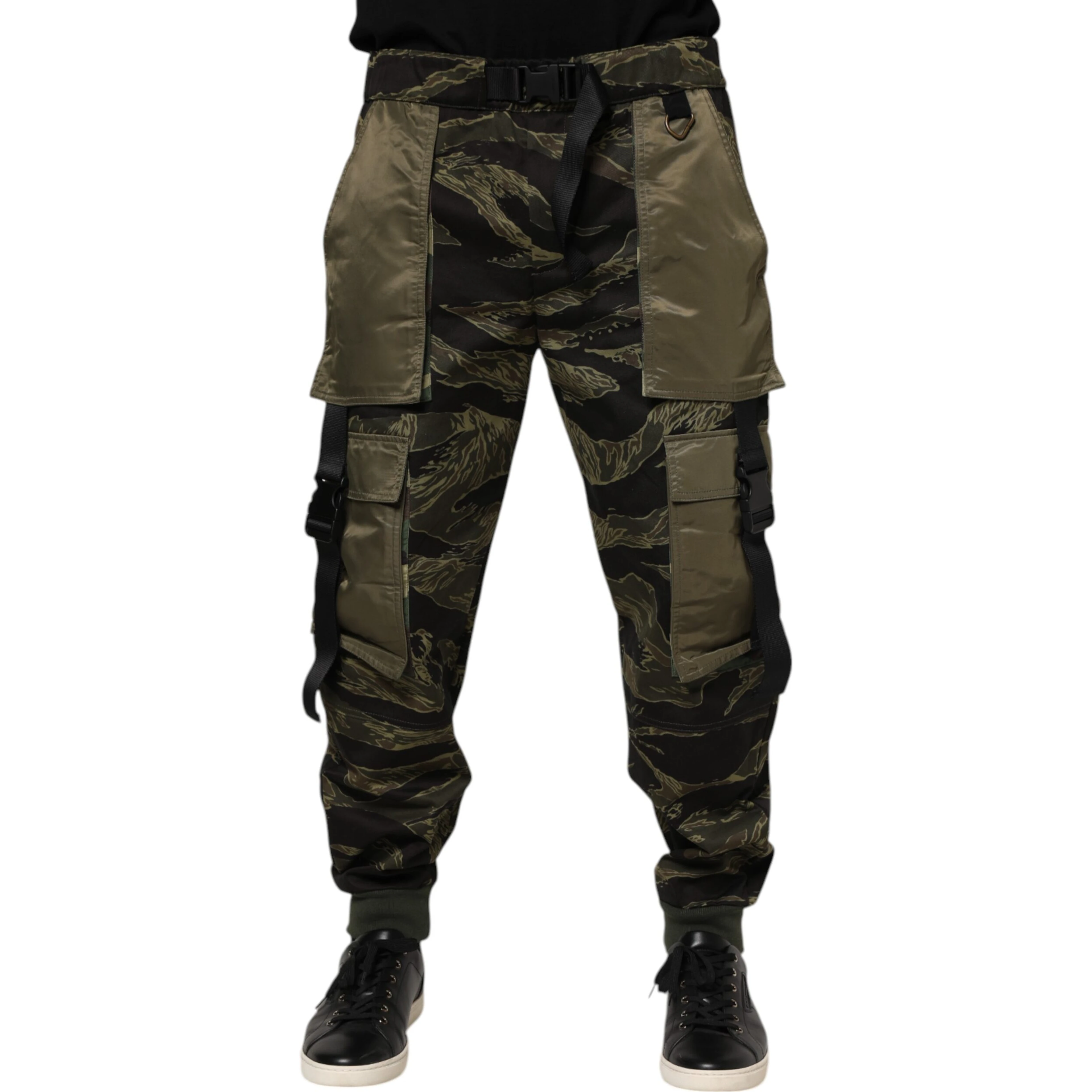 Multicolor Cargo Camouflage Pants