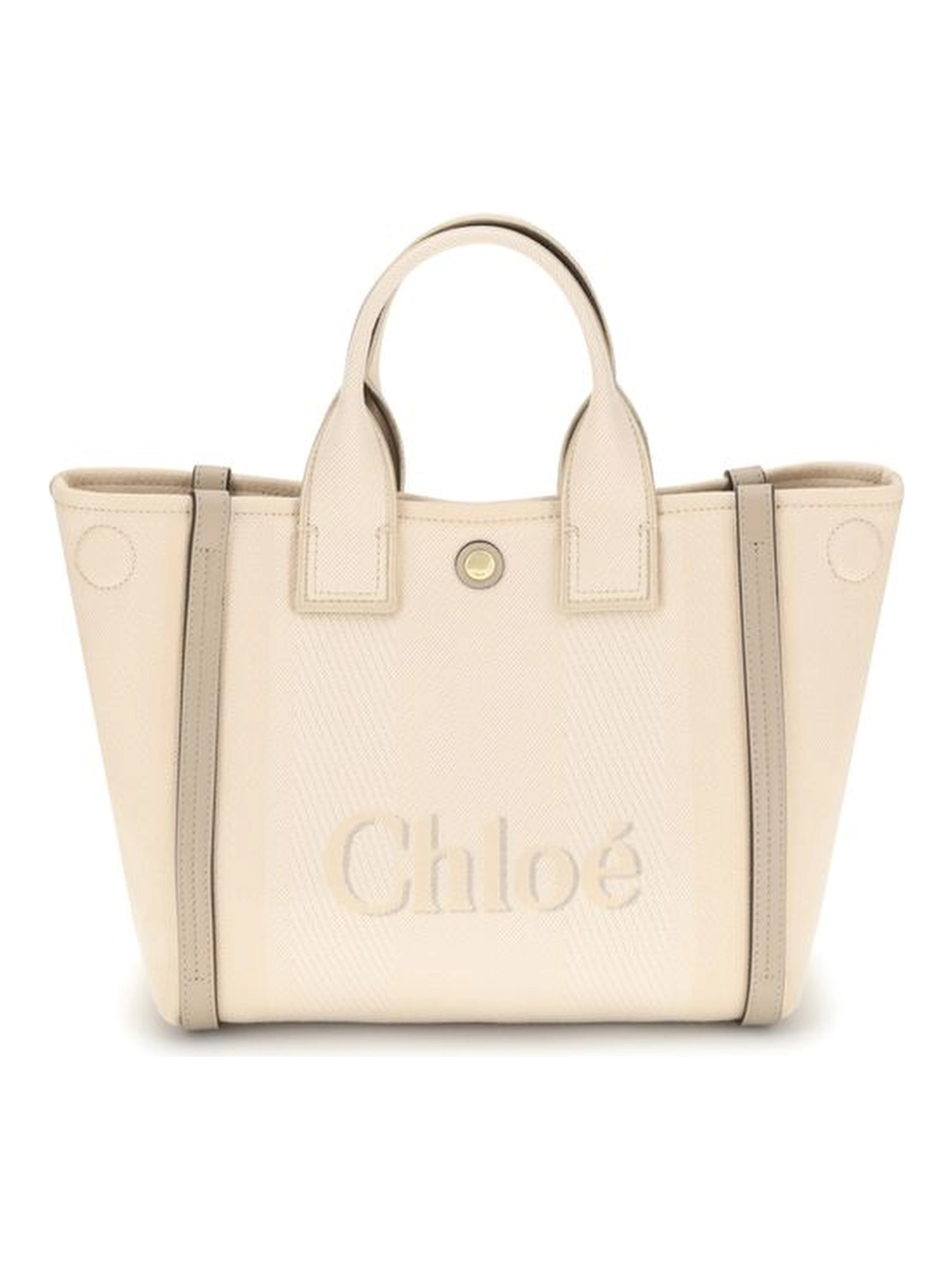 Beige Cotton Handbag