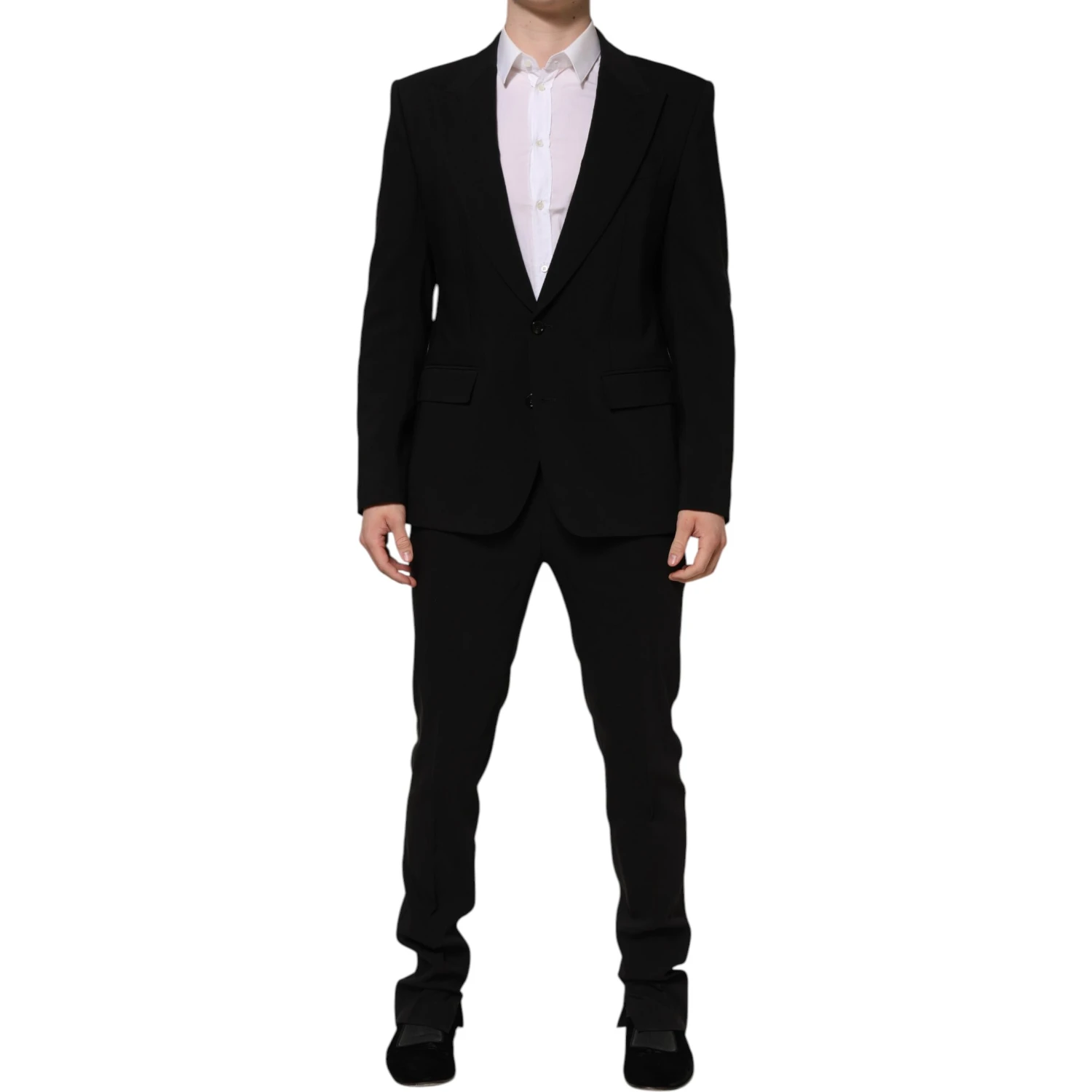 Black MARTINI Single Breasted 2 Piece Suit