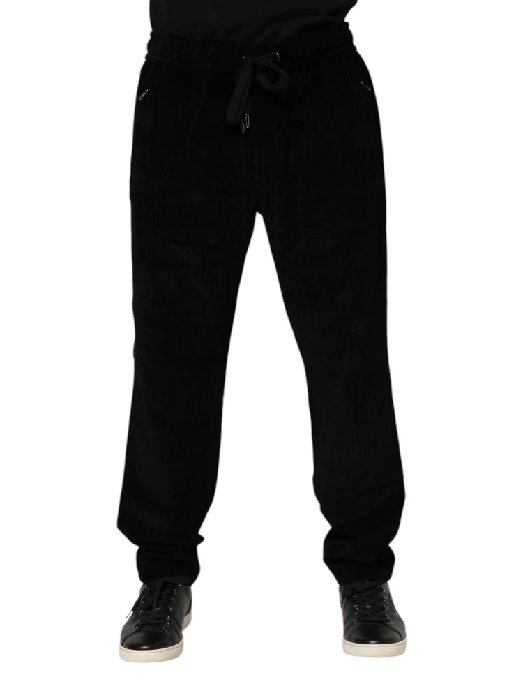 Black Cotton Men Jogger Sweatpants Pants alternative