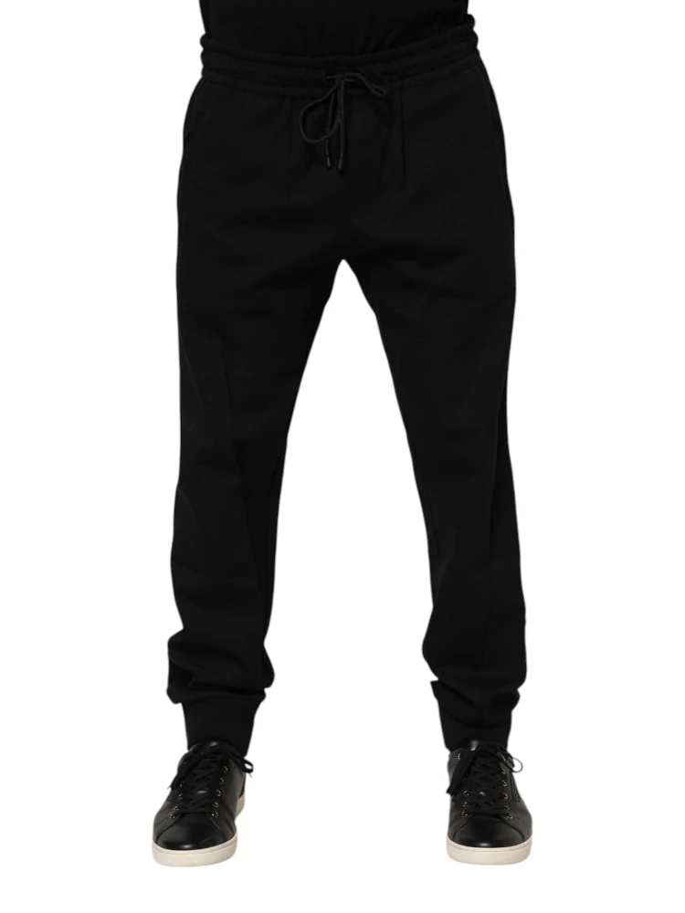 Black Cotton Men Jogger Sweatpants Pants alternative