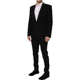 Black MARTINI Single Breasted 2 Piece Suit
