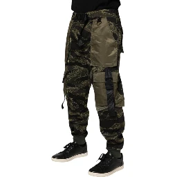 Multicolor Cargo Camouflage Pants