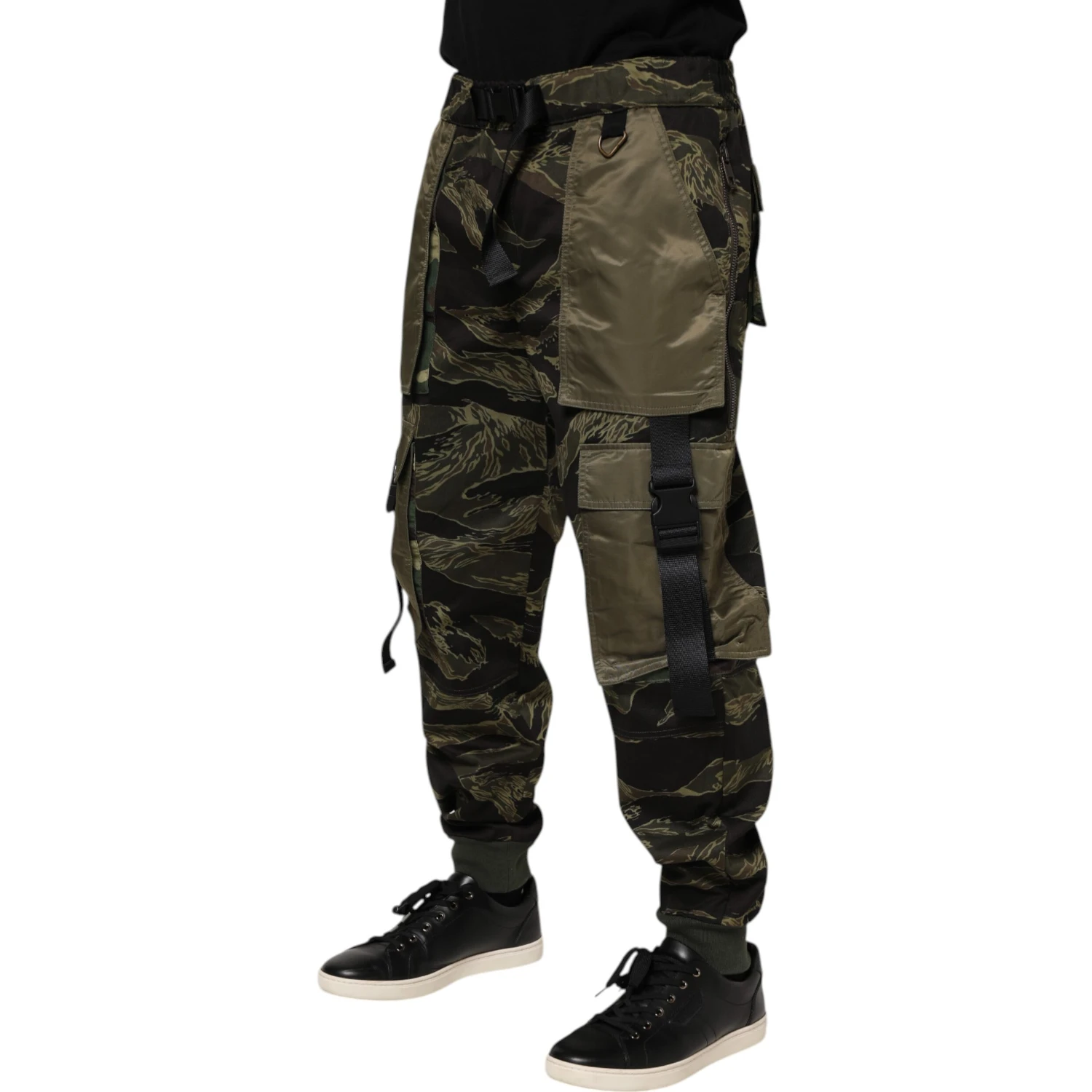 Multicolor Cargo Camouflage Pants