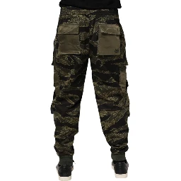 Multicolor Cargo Camouflage Pants