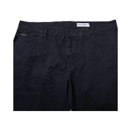 Black Cotton Tapered Denim Jeans