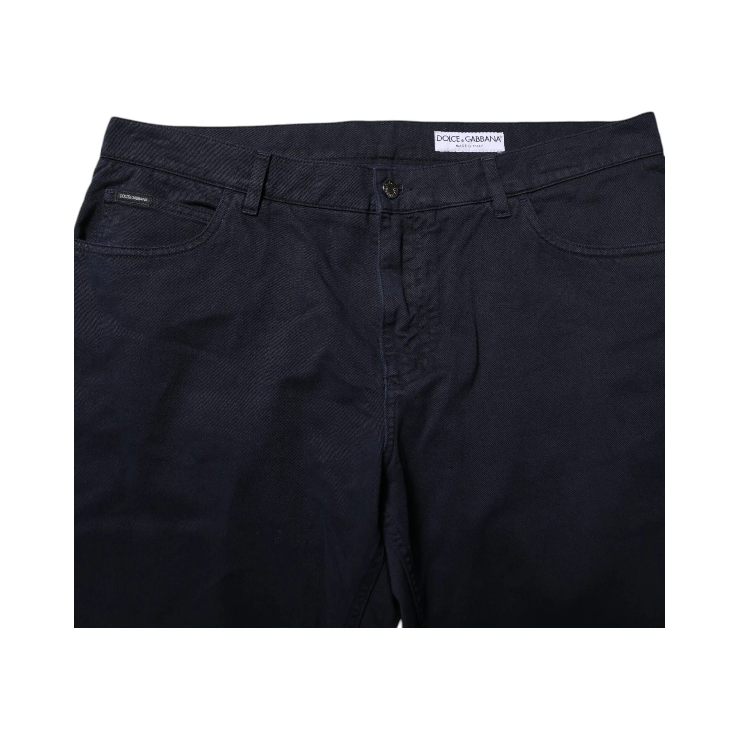 Black Cotton Tapered Denim Jeans
