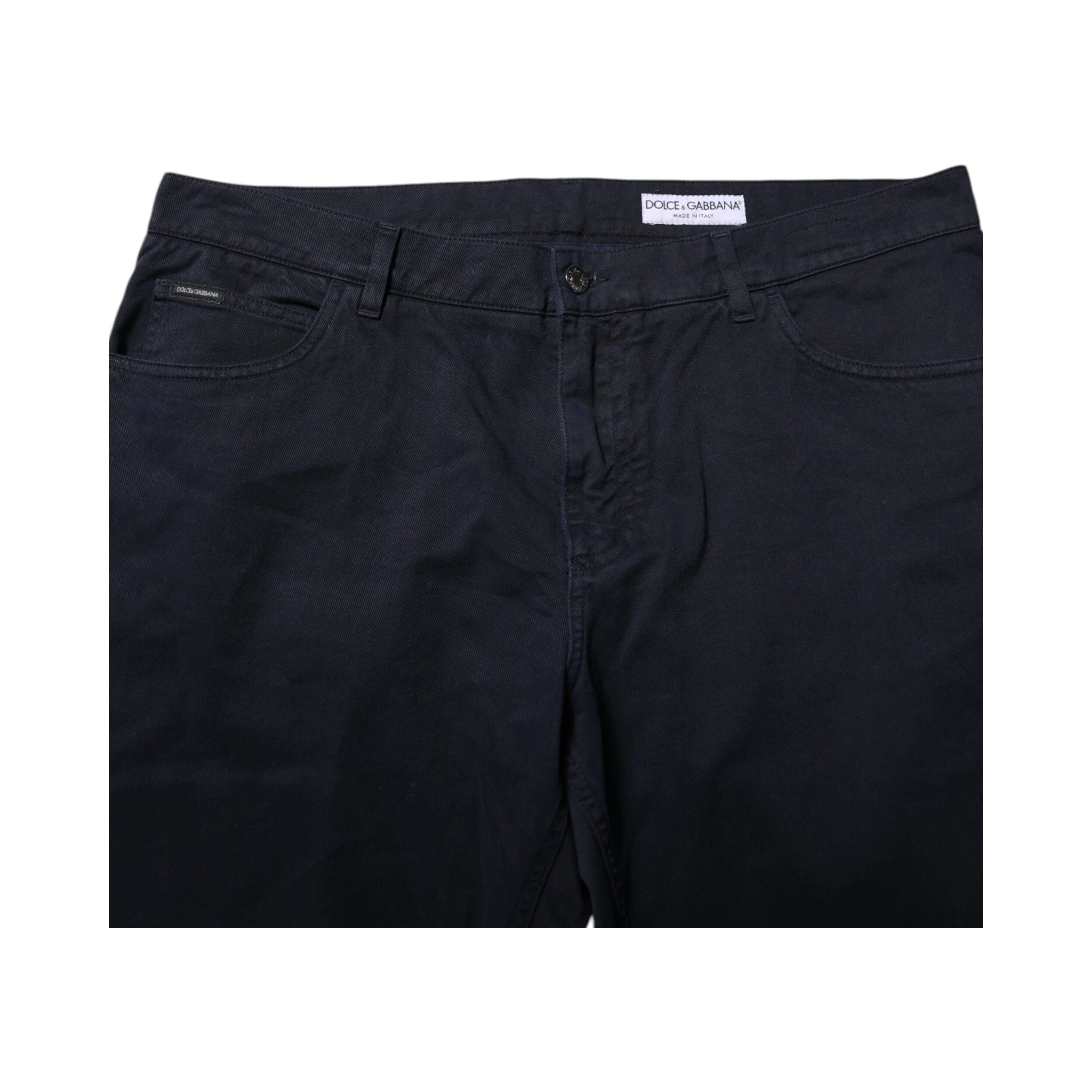 Black Cotton Tapered Denim Jeans