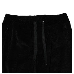 Black Cotton Men Jogger Sweatpants Pants