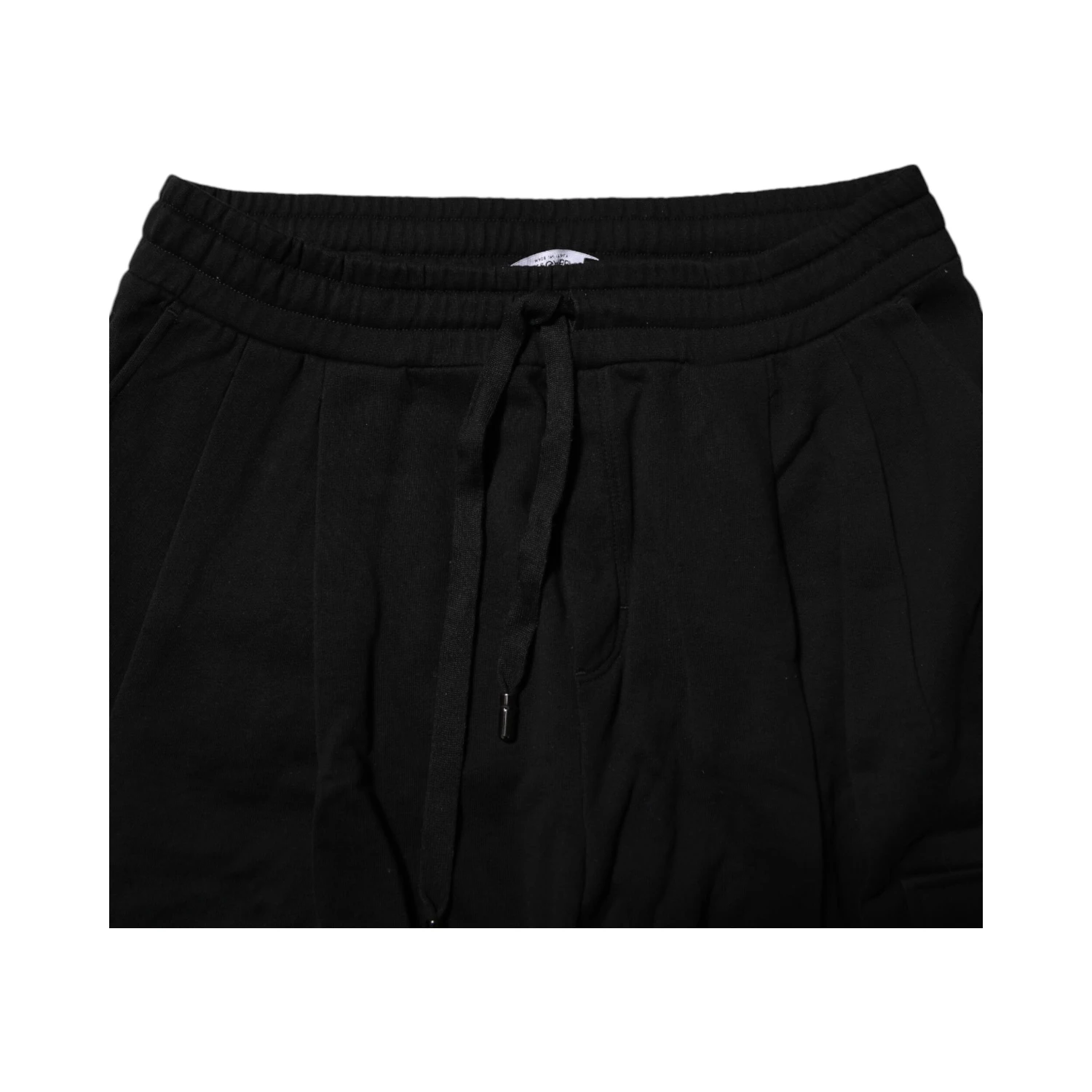 Black Cotton Logo Jogger Sweatpants Pants