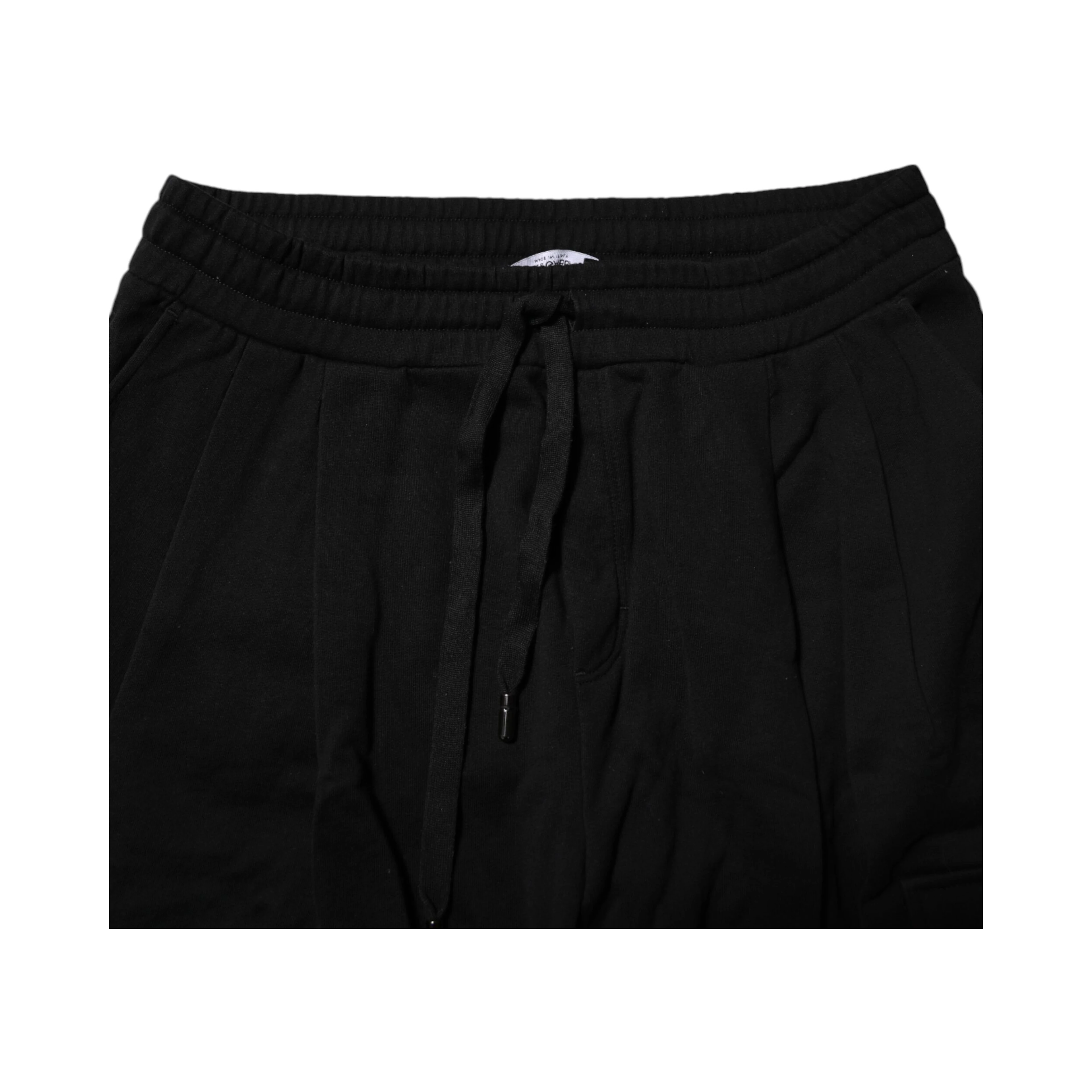 Black Cotton Logo Jogger Sweatpants Pants