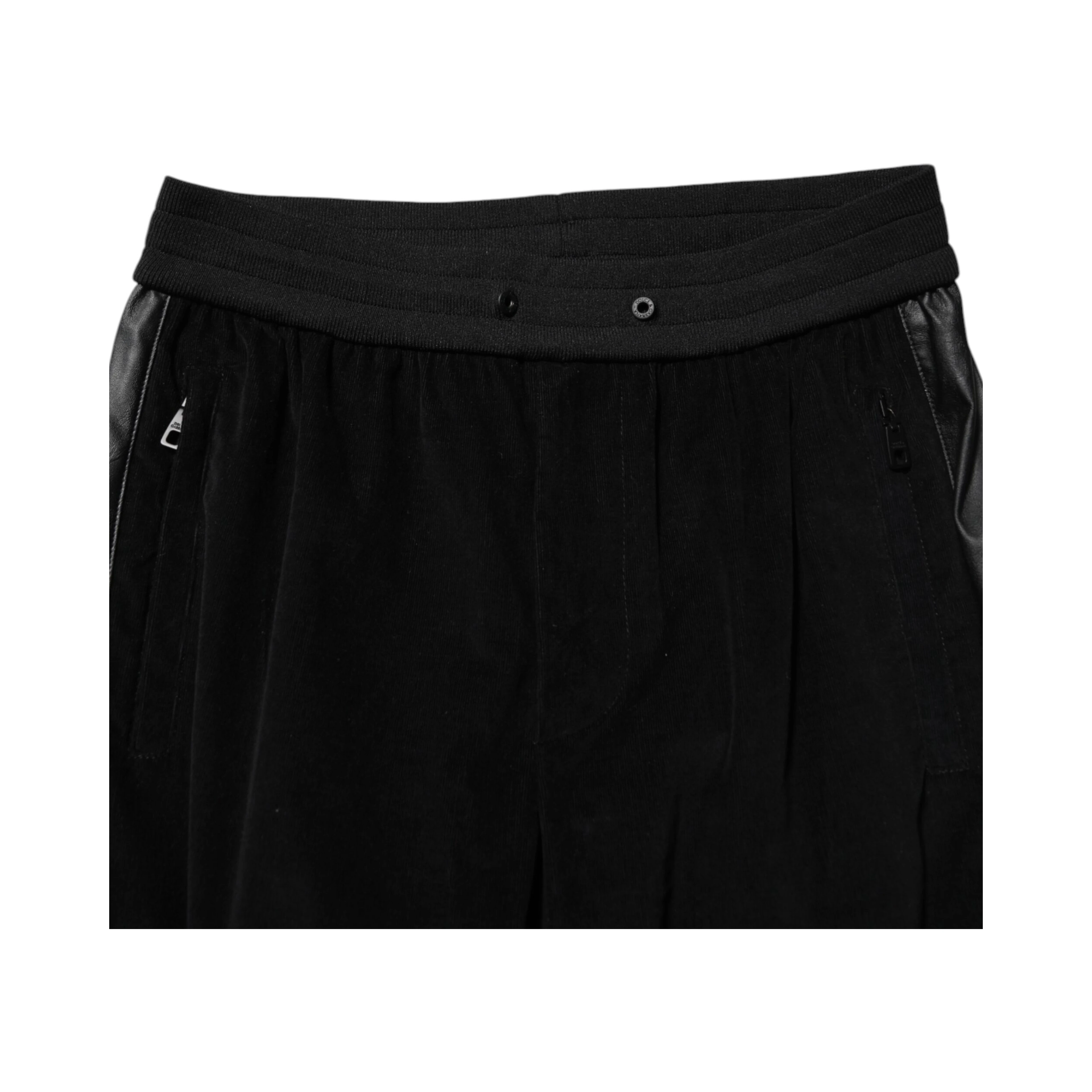Black Cotton Cargo Men Jogger Pants