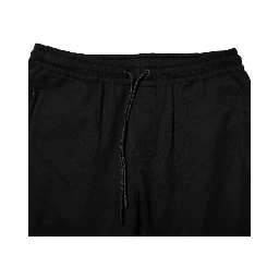 Black Cotton Men Jogger Sweatpants Pants