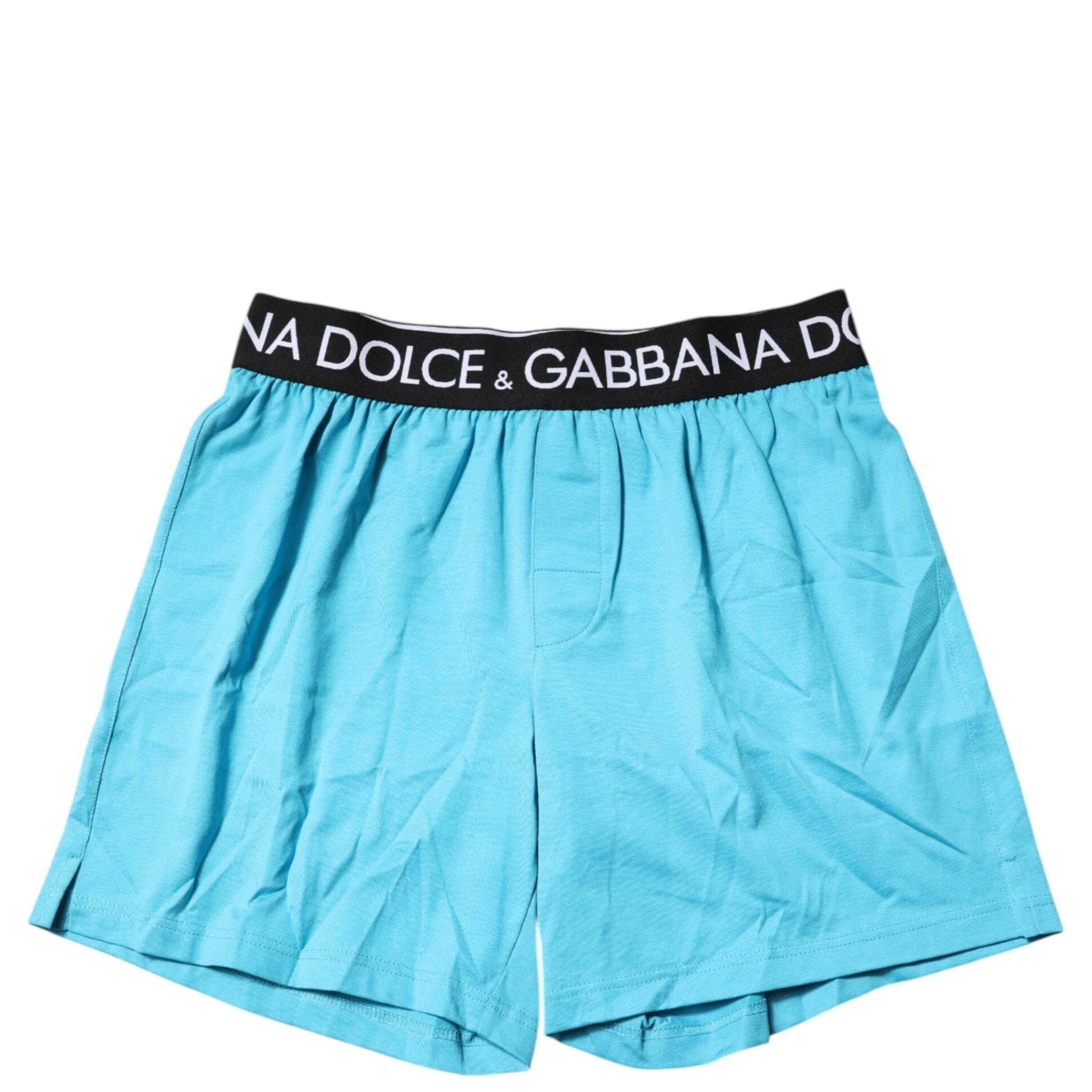 Blue Logo Waist Regular Boxer Shorts Underwear