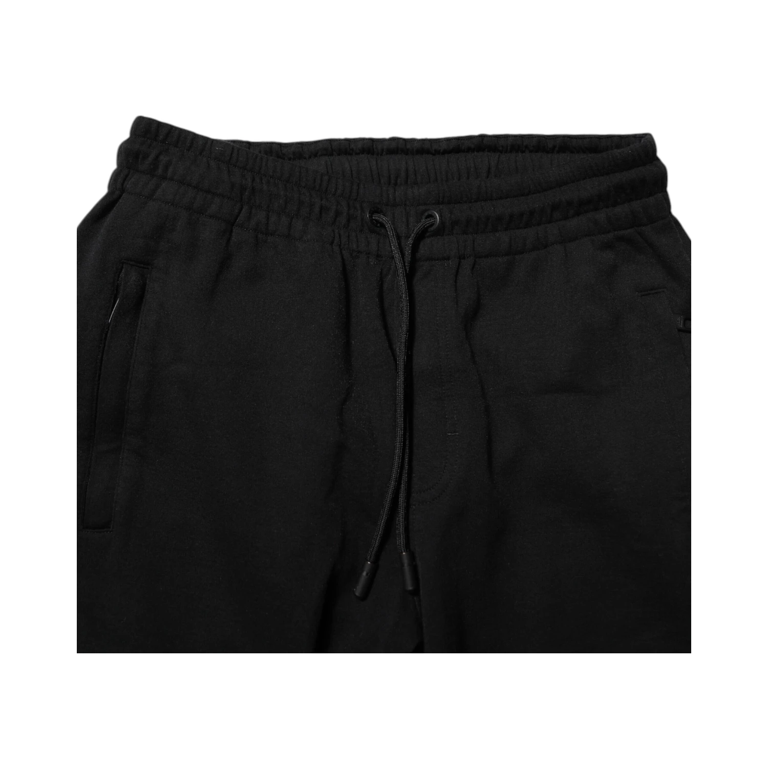 Black Cotton Men Jogger Sweatpants Pants