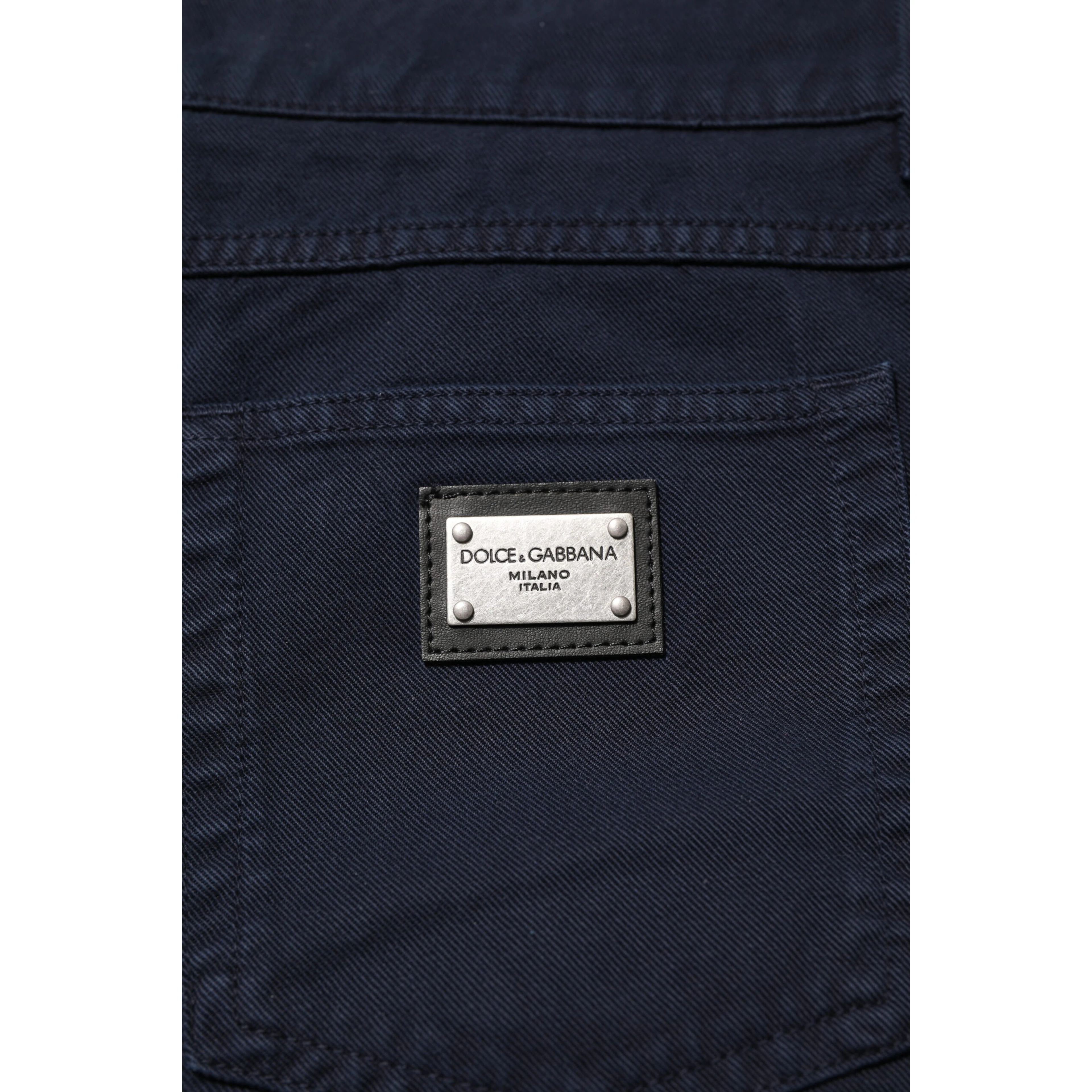 Black Cotton Tapered Denim Jeans