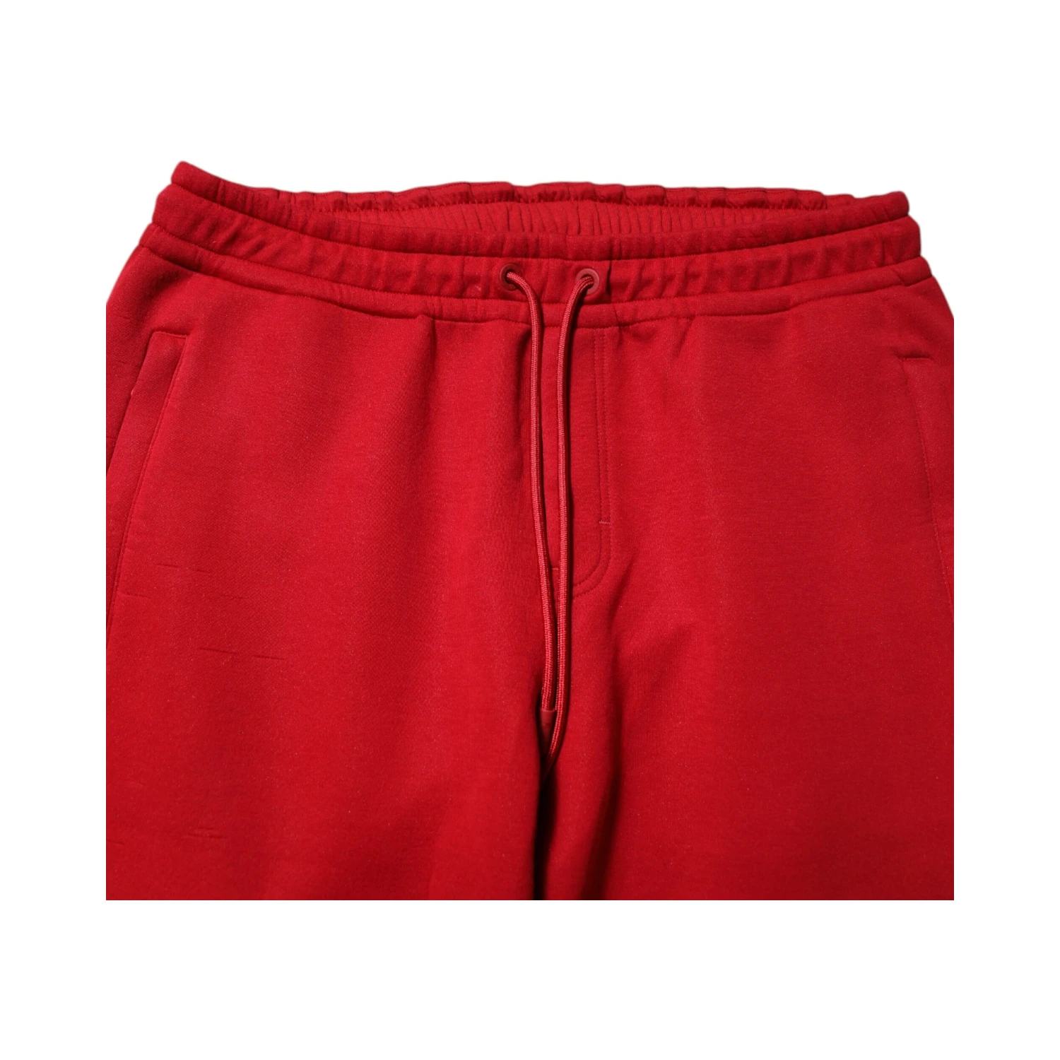 Red Cotton Logo Jogger Men Sweatpants Pants