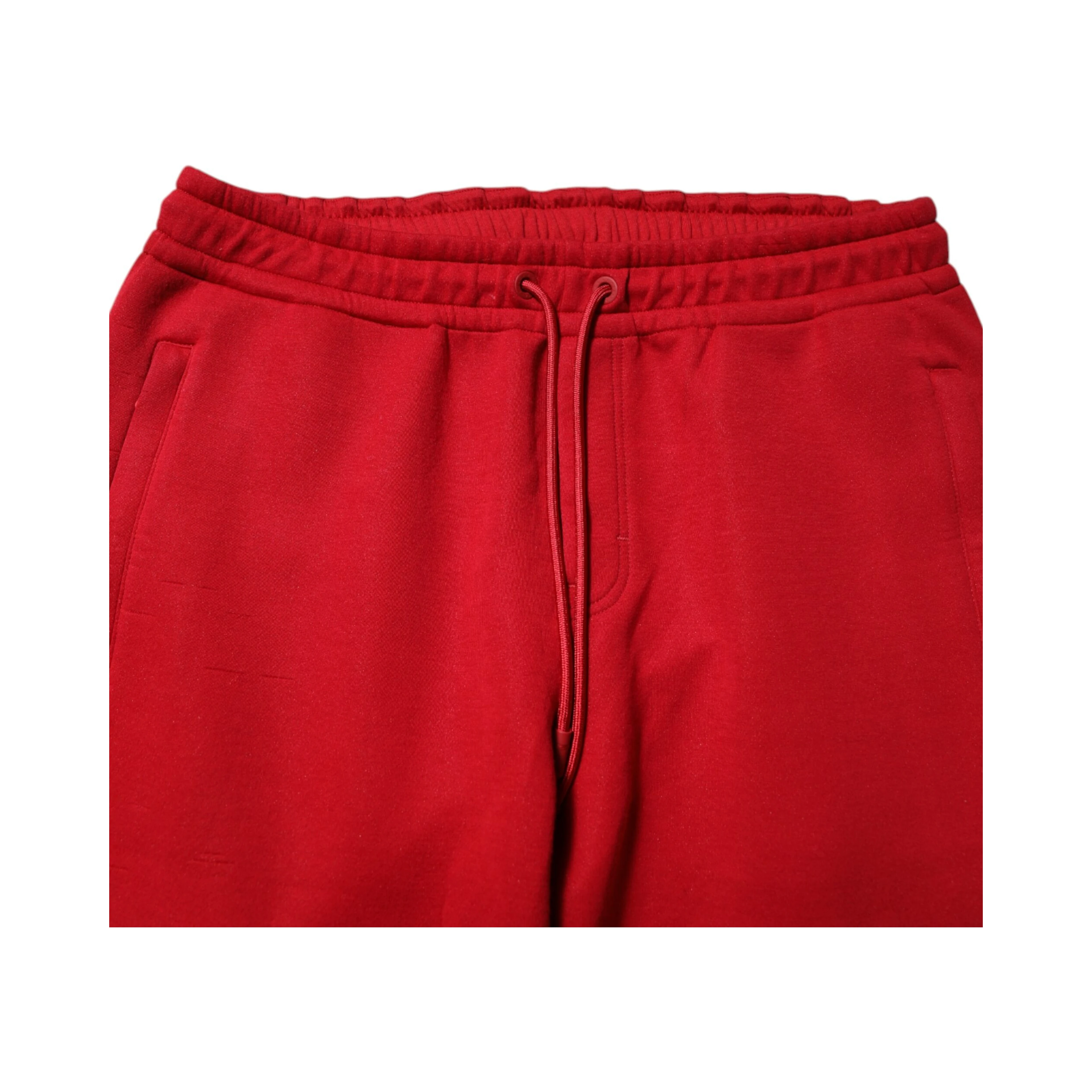 Red Cotton Logo Jogger Men Sweatpants Pants