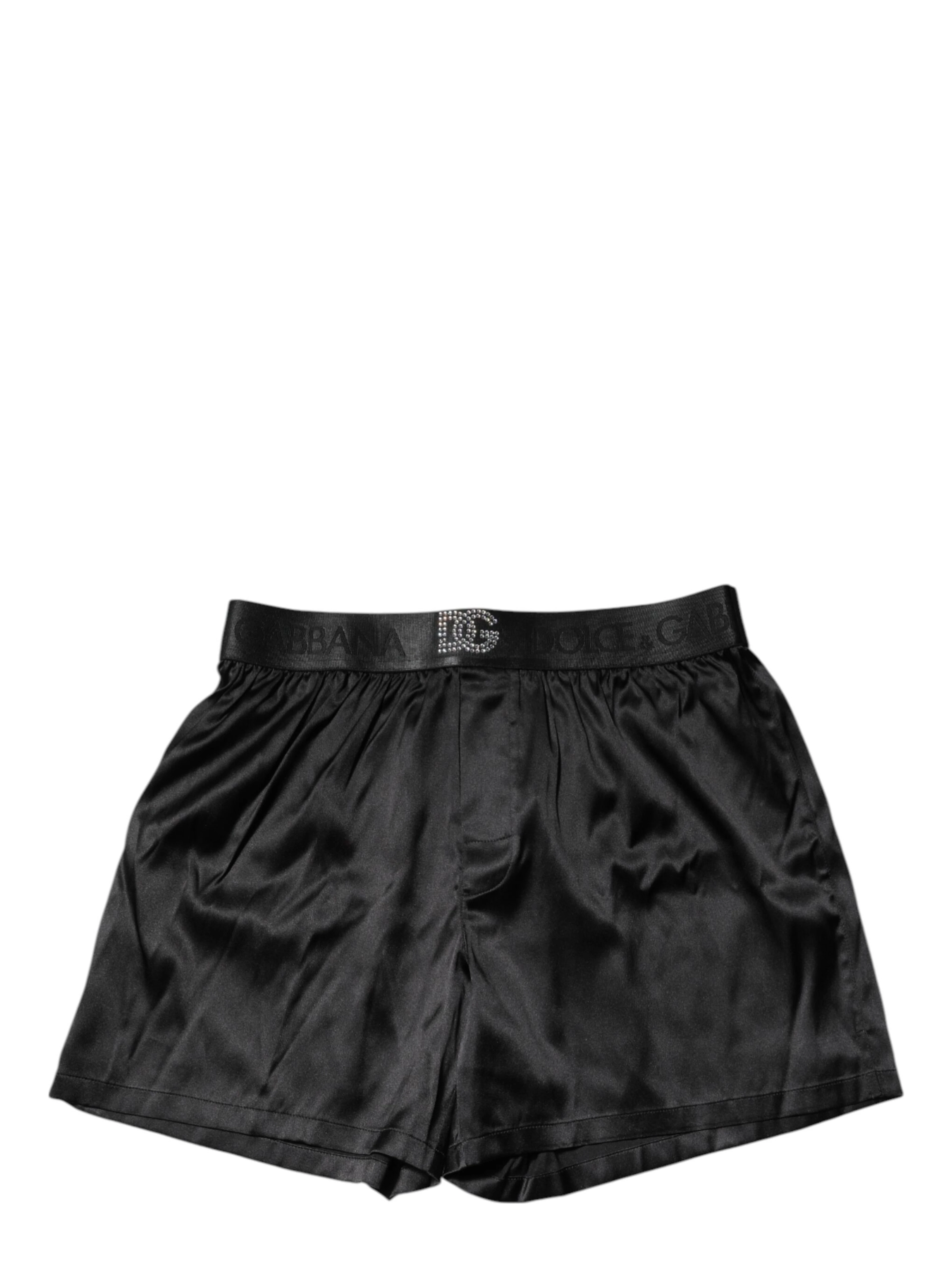 Black Logo Waist Regular Boxer Shorts Underwear