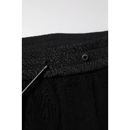 Black Cotton Cargo Men Jogger Pants