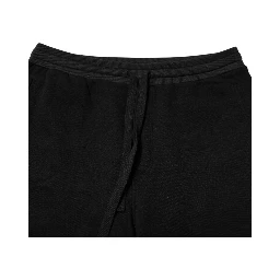 Black Cotton Crown Jogger Sweatpants Pants
