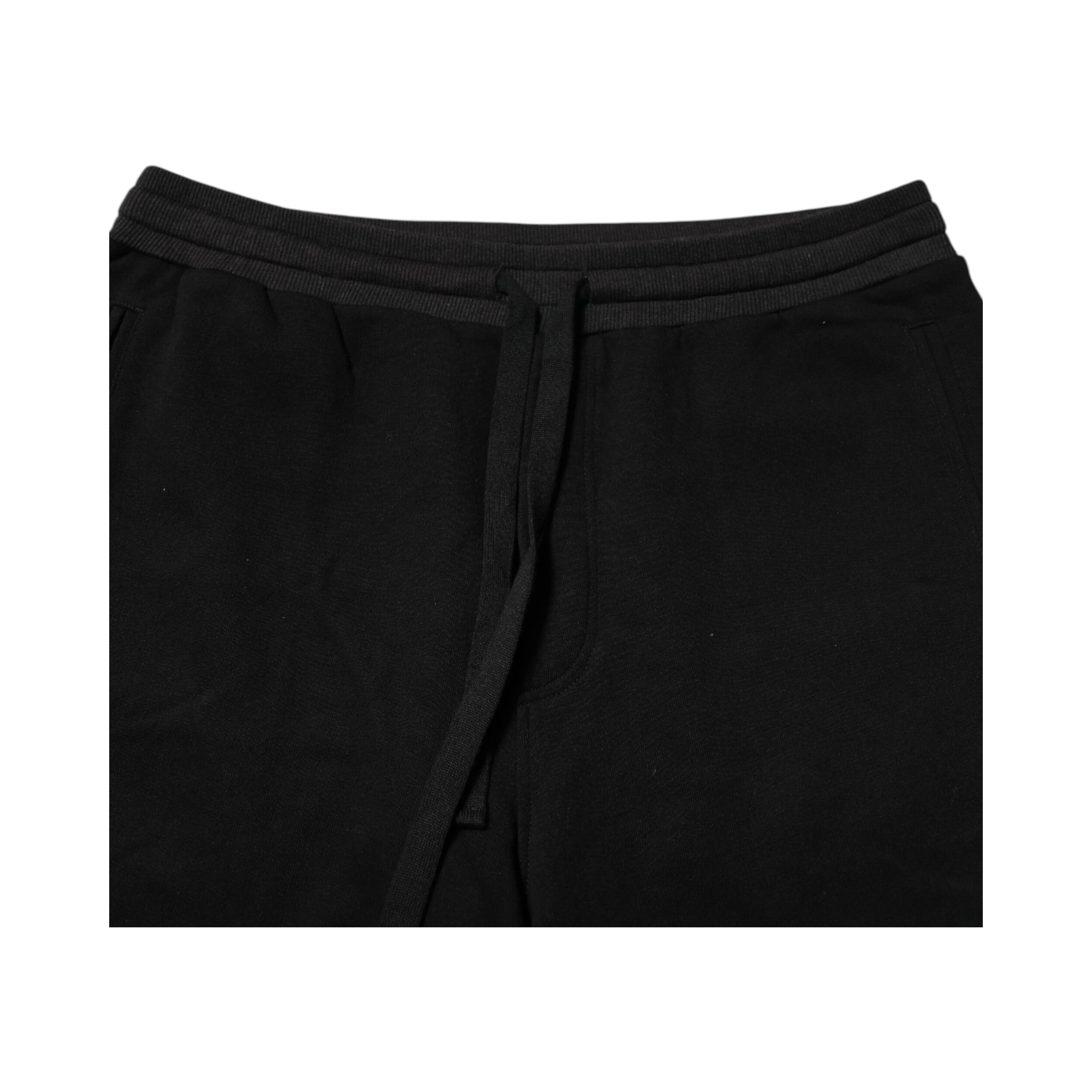 Black Cotton Crown Jogger Sweatpants Pants