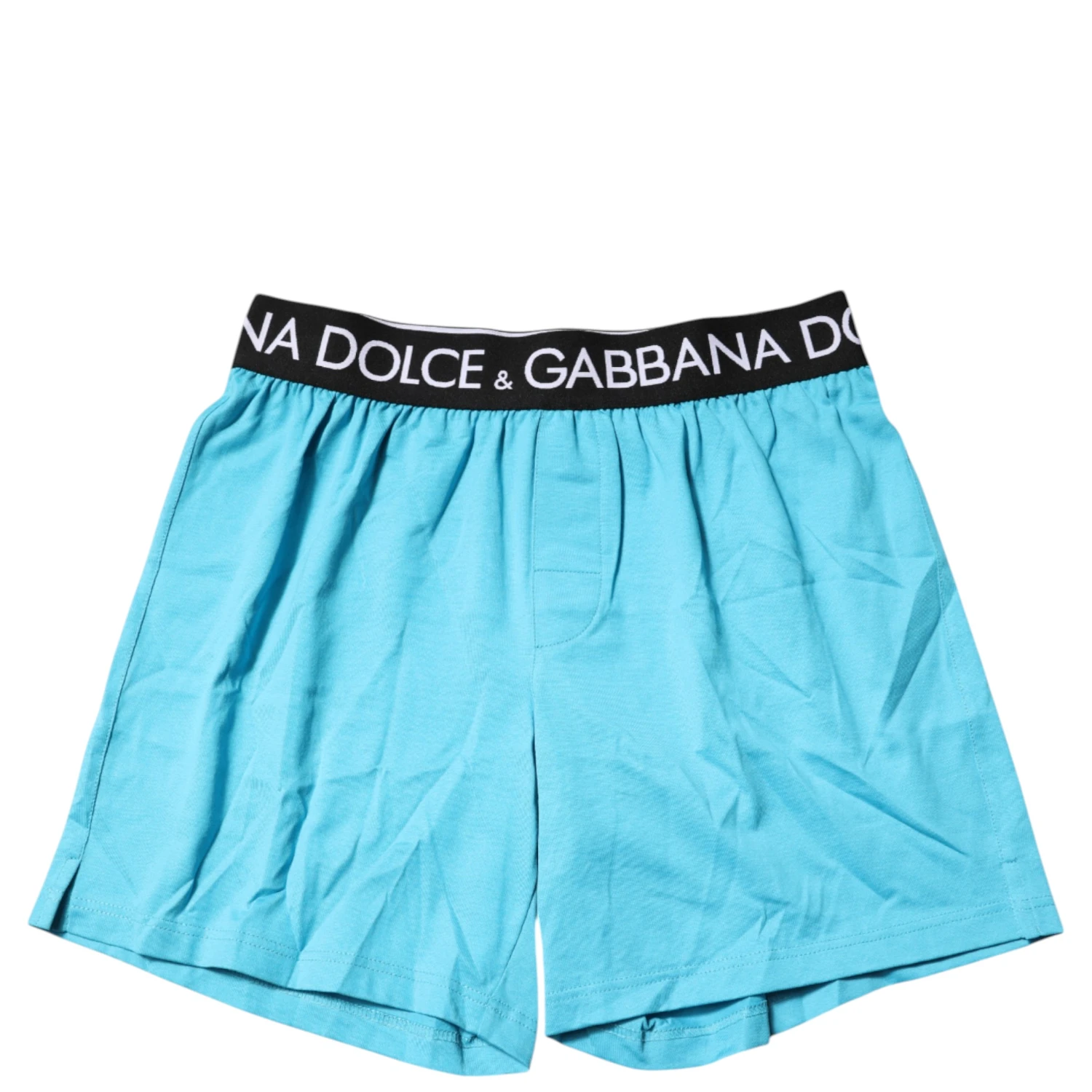 Blue Logo Waist Regular Boxer Shorts Underwear