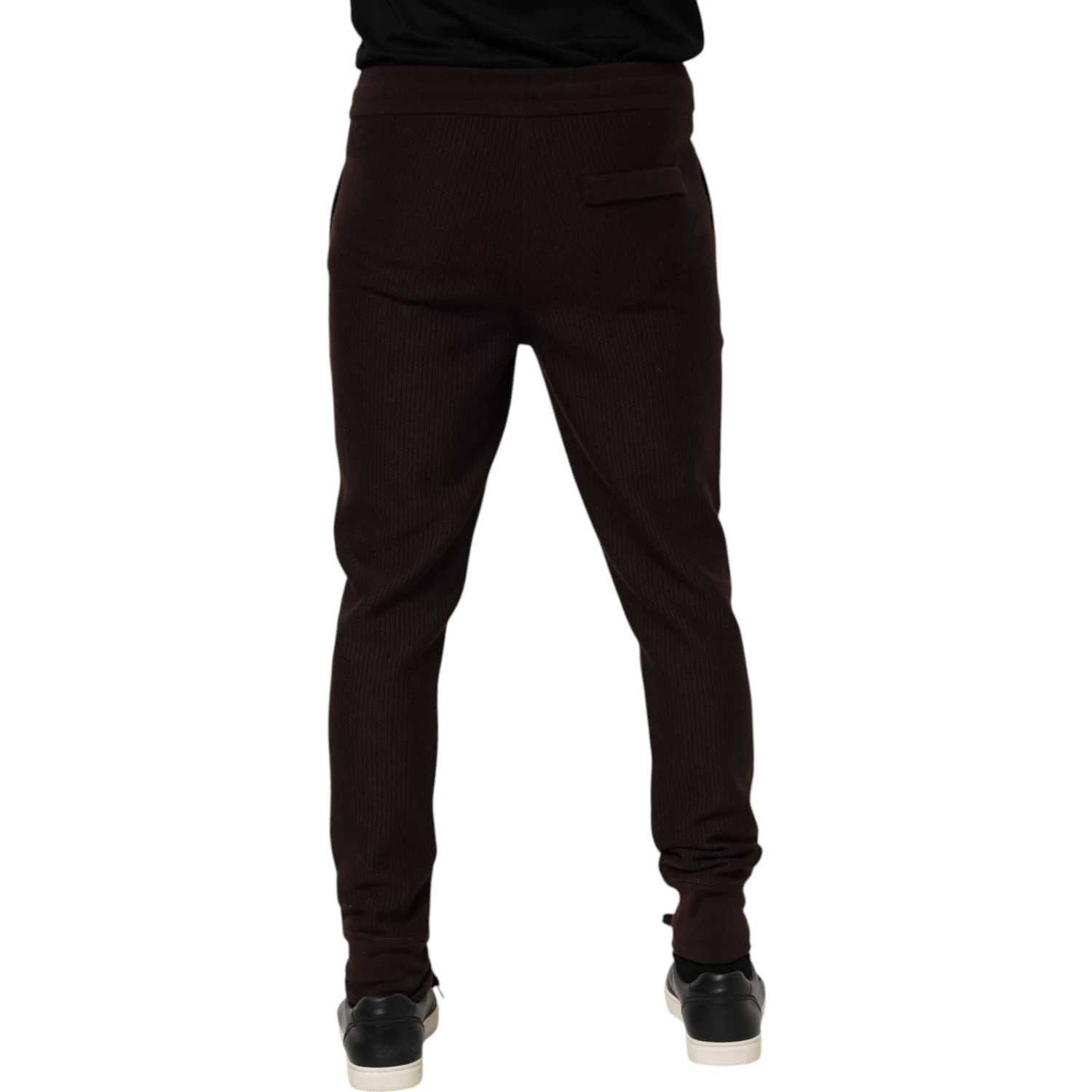 Brown Cashmere Men Jogger Sweatpants Pants