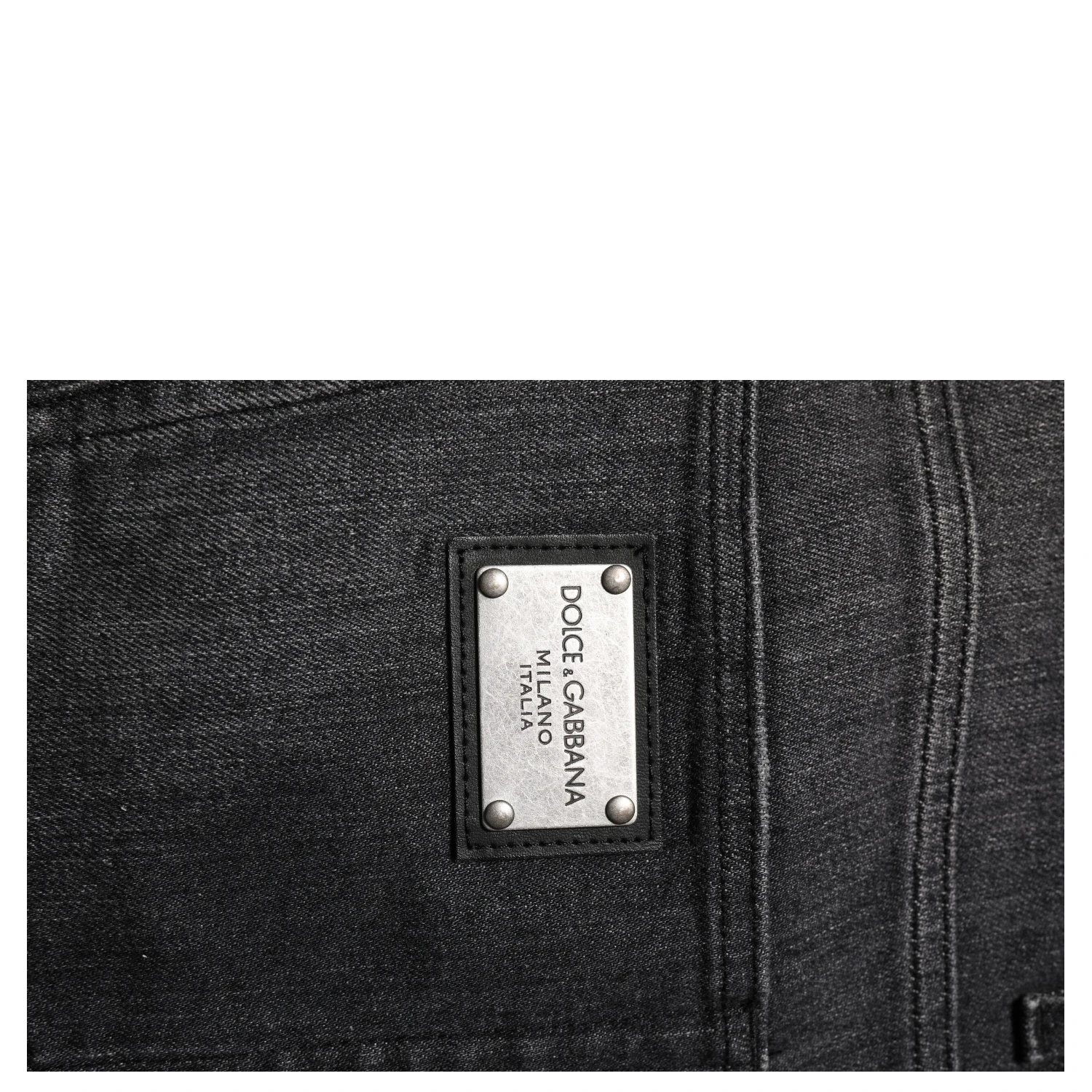 Gray Washed Cotton Loose Denim Jeans