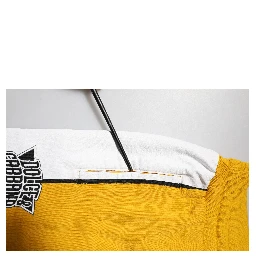 Yellow Cotton Drawstring Jogger Pants