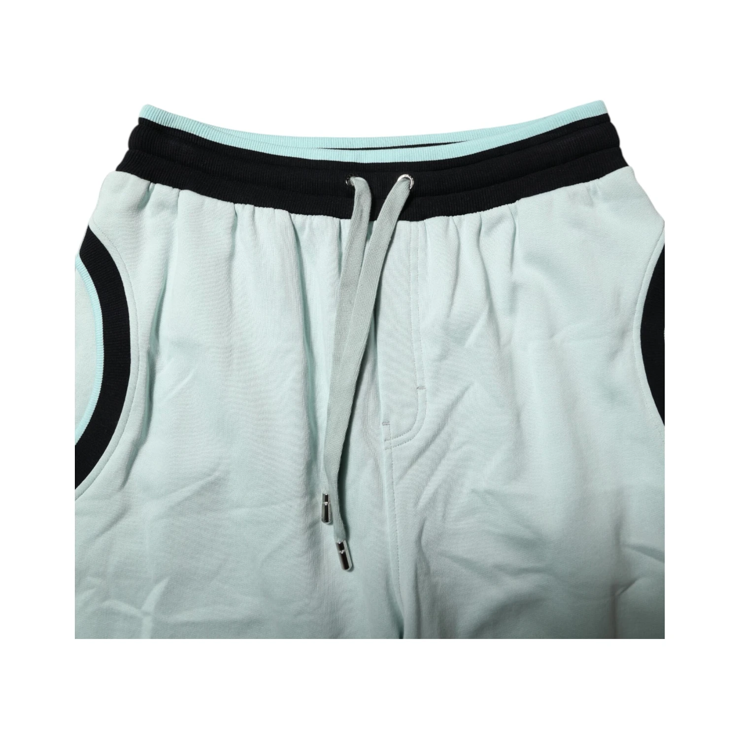 Light Green Cotton Men Jogger Sweatpants Pants