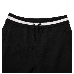 Black Cotton Men Jogger Sweatpants Pants