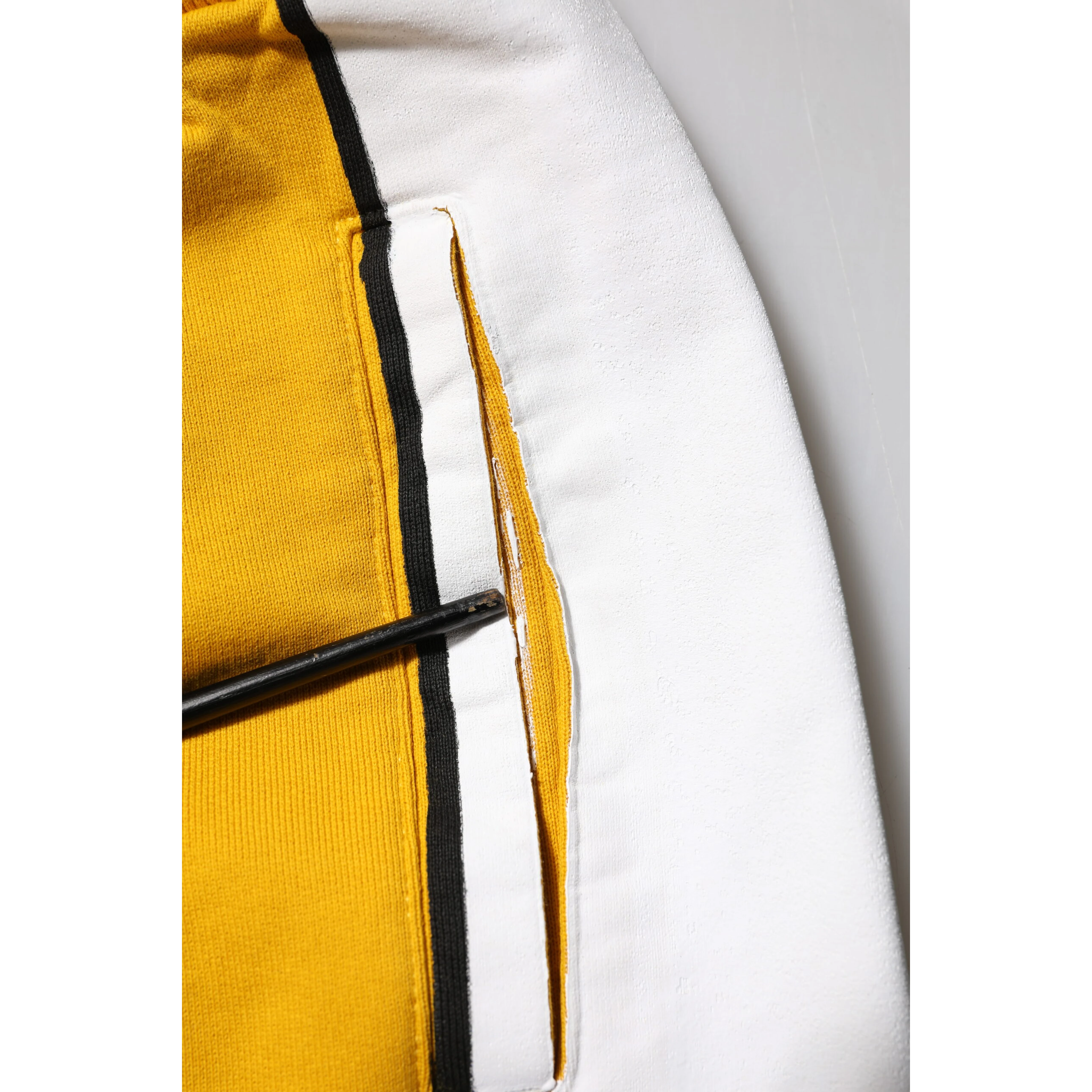 Yellow Cotton Logo Jogger Sweatpants Pants