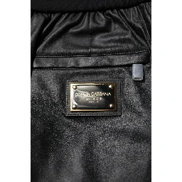 Black Cotton Cargo Men Jogger Pants