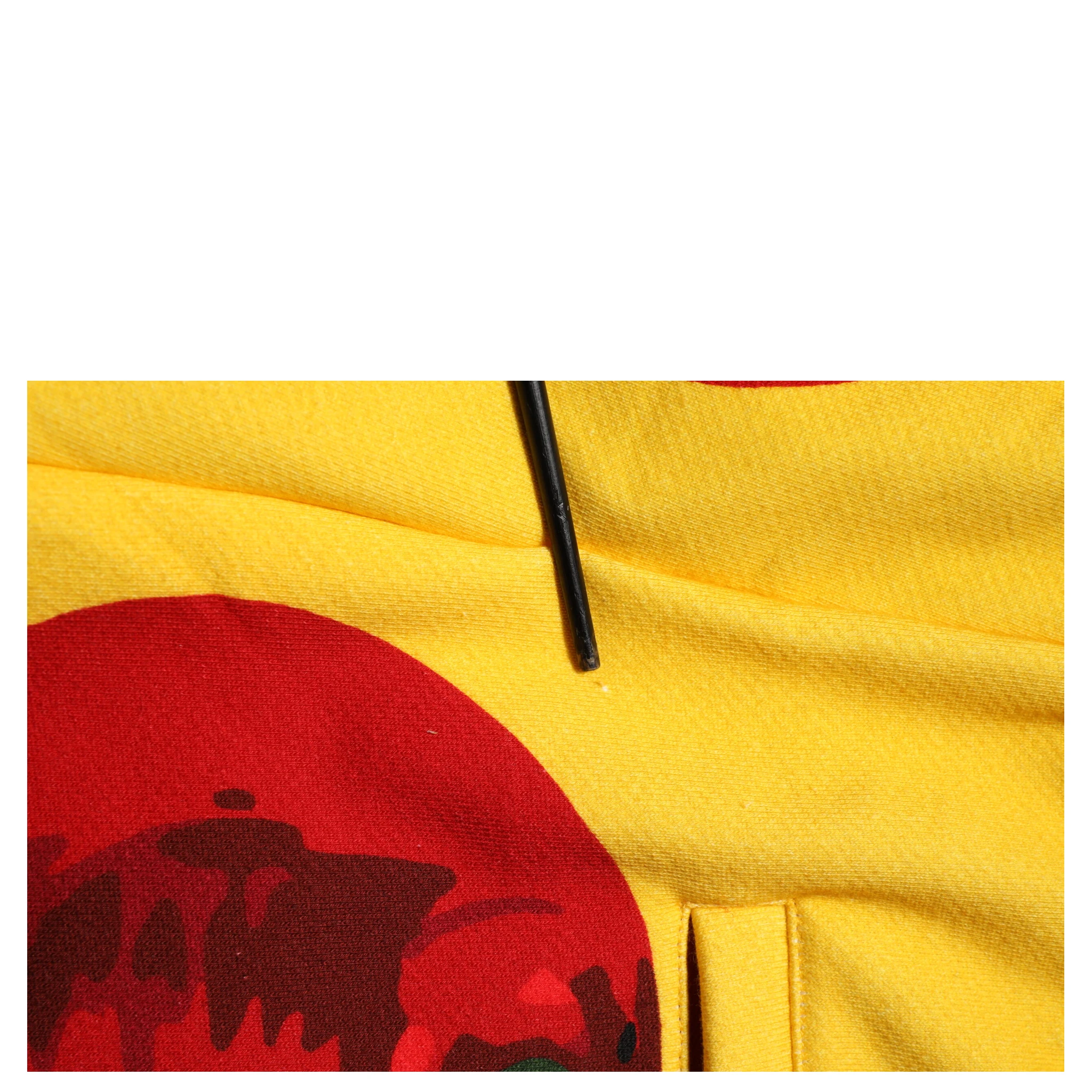 Yellow Cherry Print Jogger Sweatpants Pants