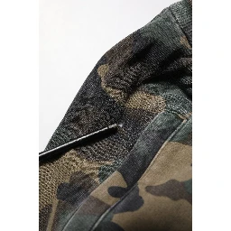 Brown Camouflage Cotton Men Jogger Pants