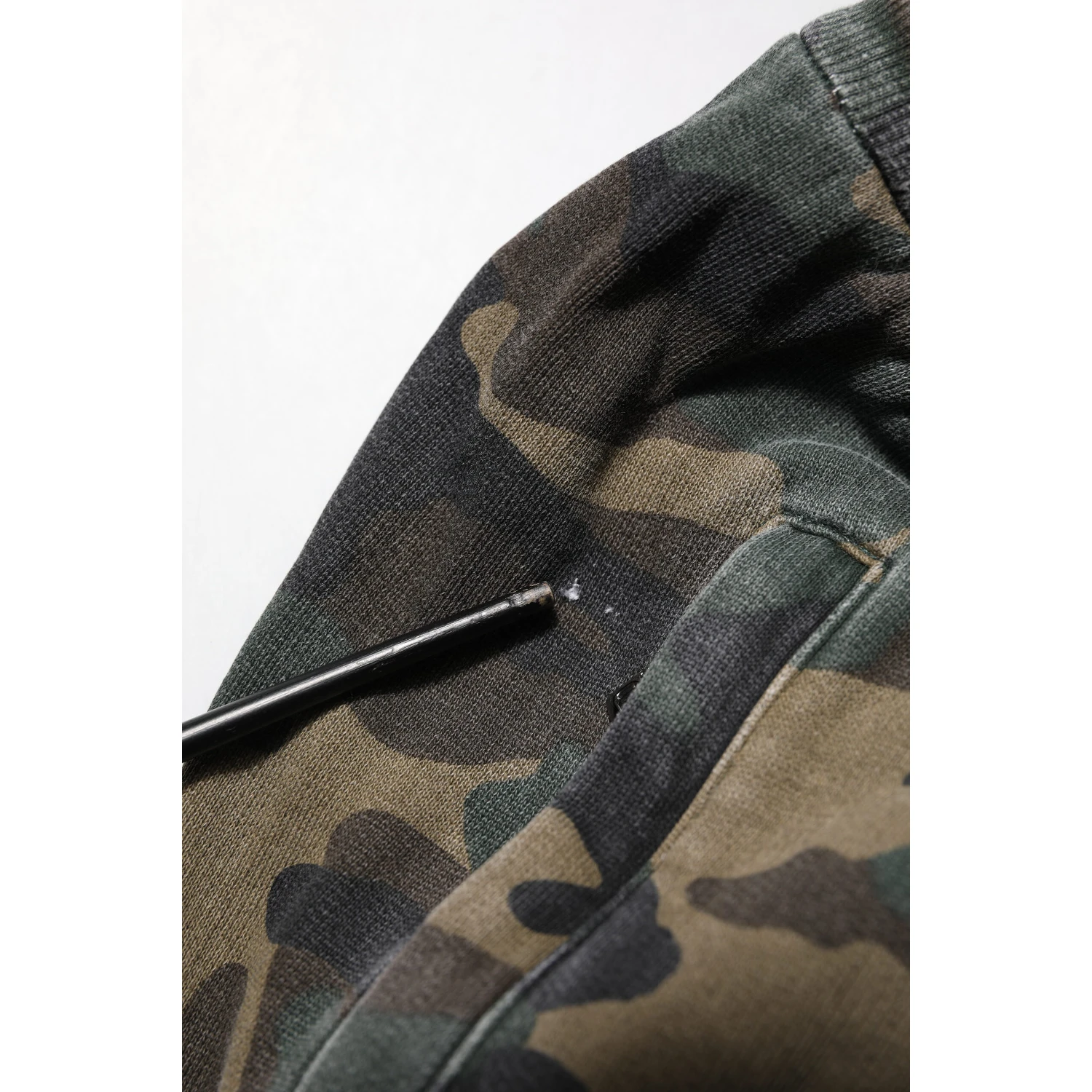 Brown Camouflage Cotton Men Jogger Pants