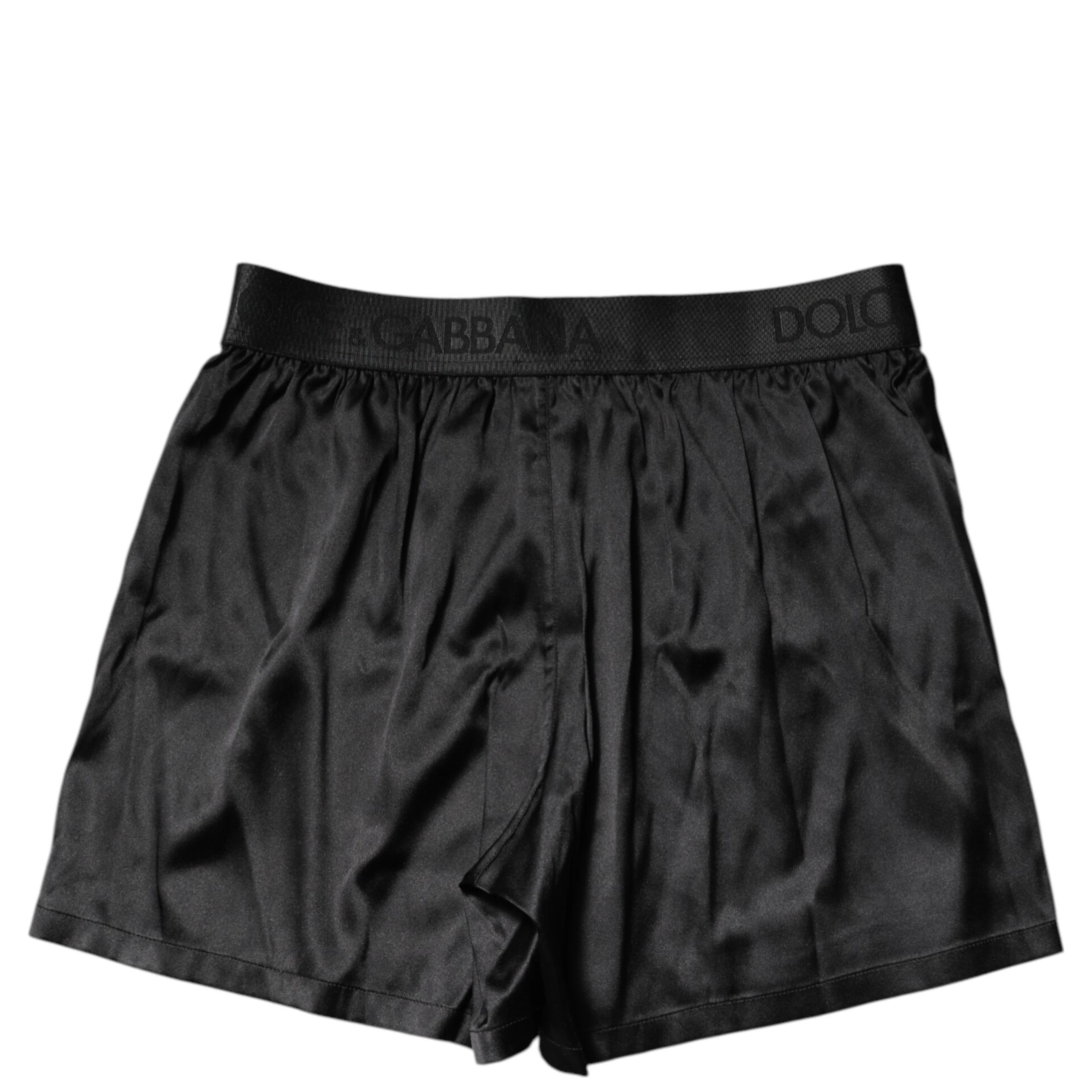 Black Logo Waist Regular Boxer Shorts Underwear