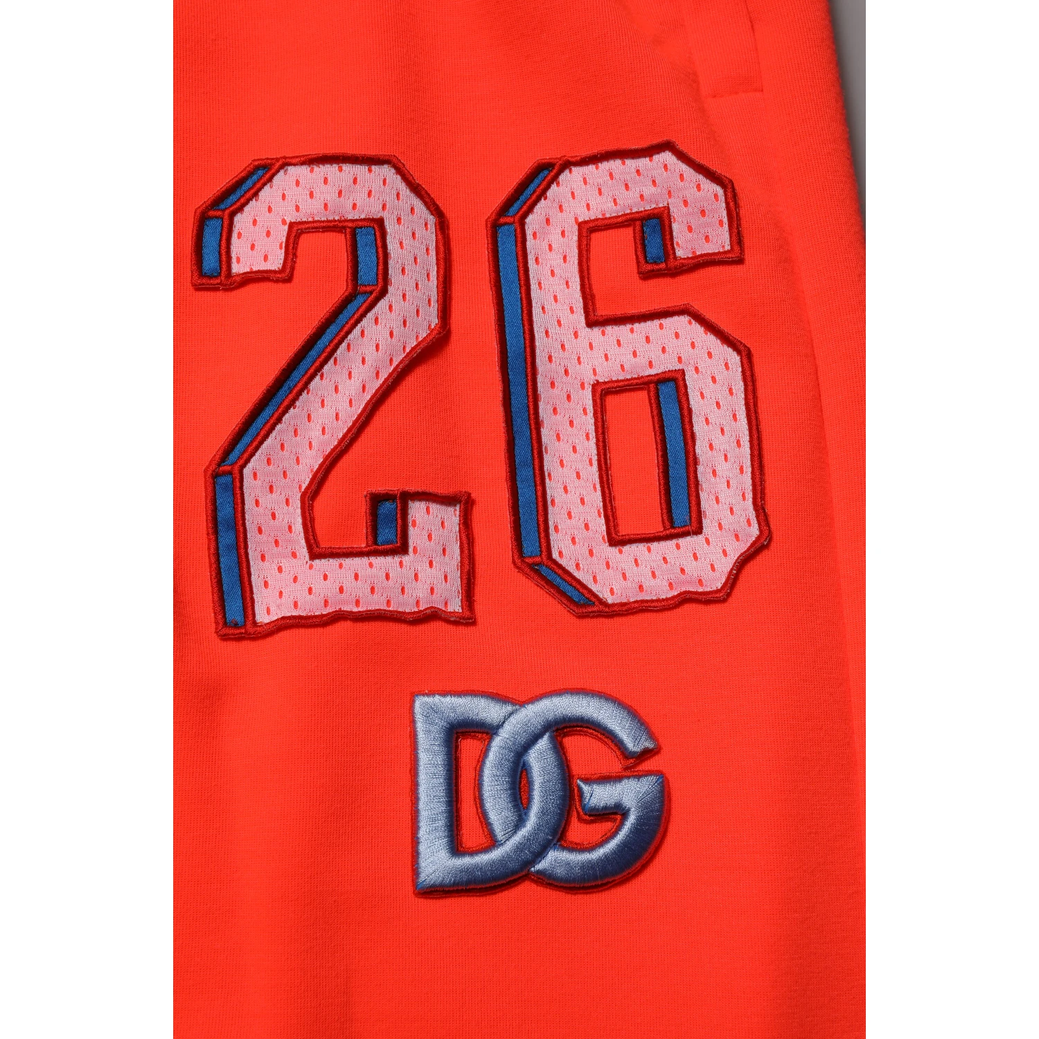Orange Polyester Jogger Men Sweatpants Pants