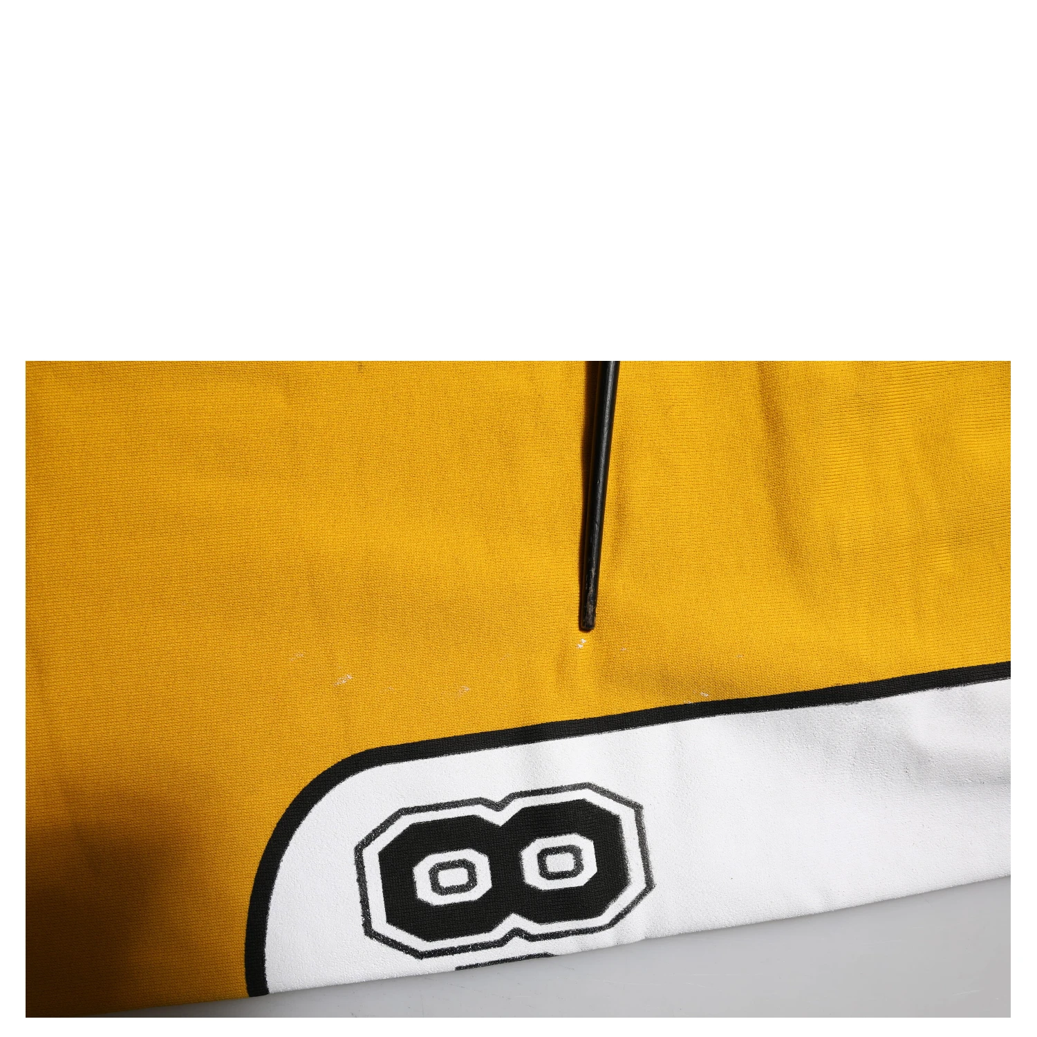 Yellow Cotton Drawstring Jogger Pants